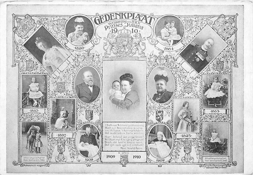 Royalty Gedenkplaat