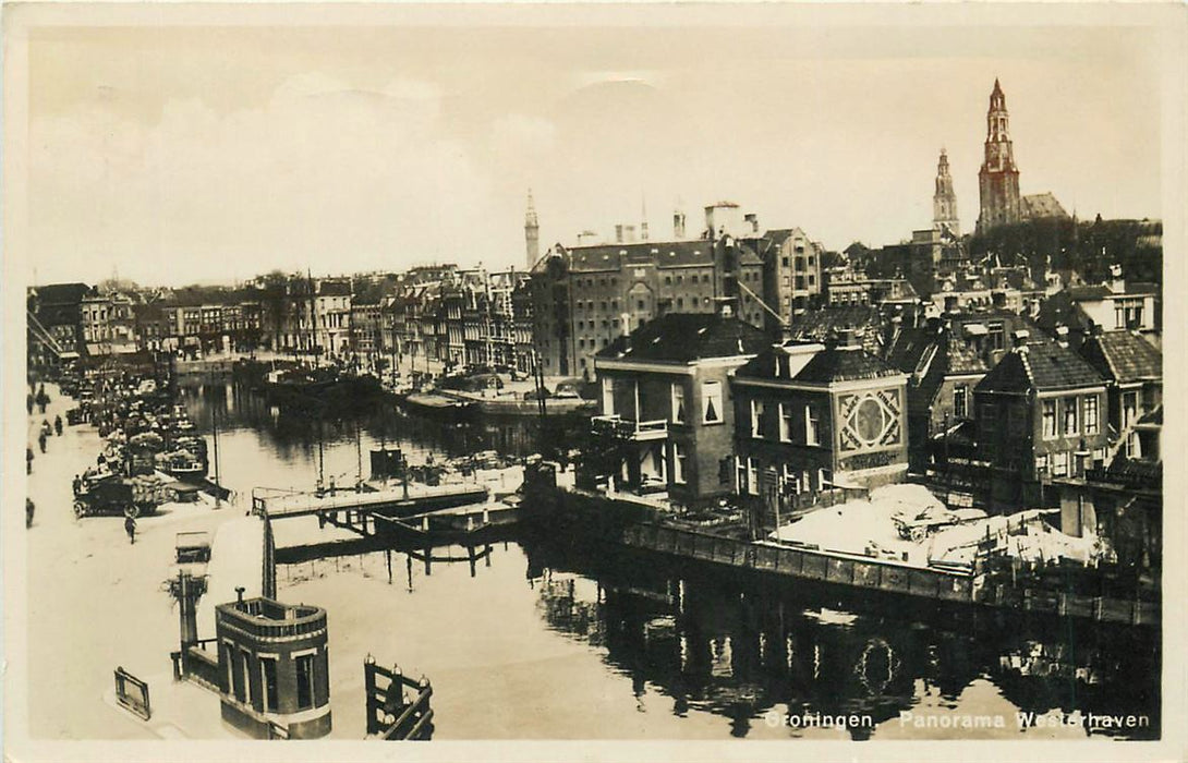 Groningen Panorama Westerhaven