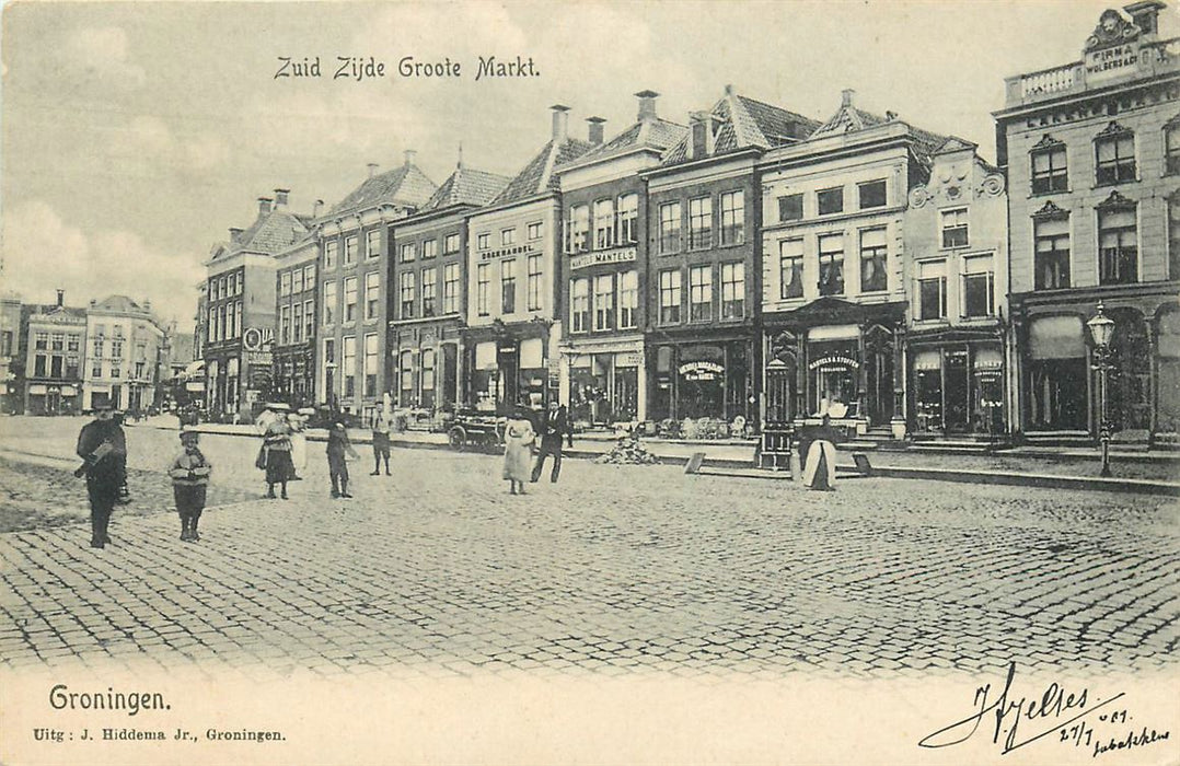 Groningen Zuid Zijde Groote Markt