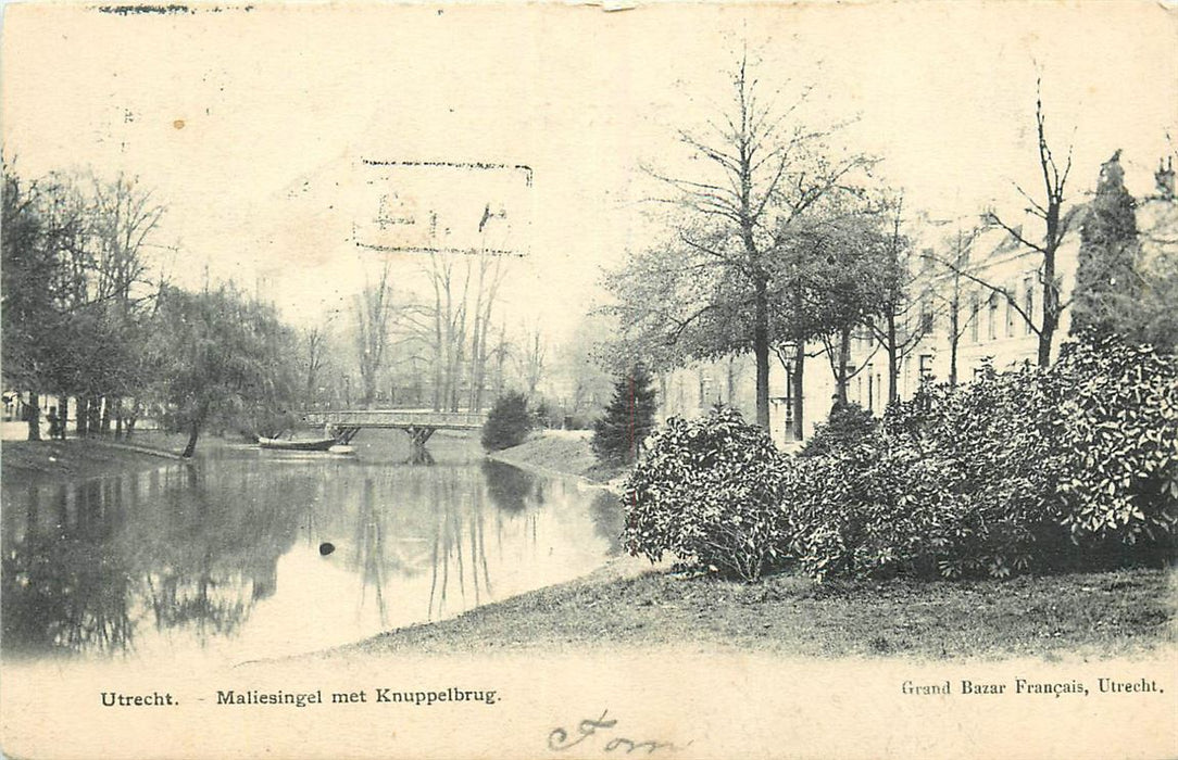 Utrecht Maliesingel met Knuppelbrug