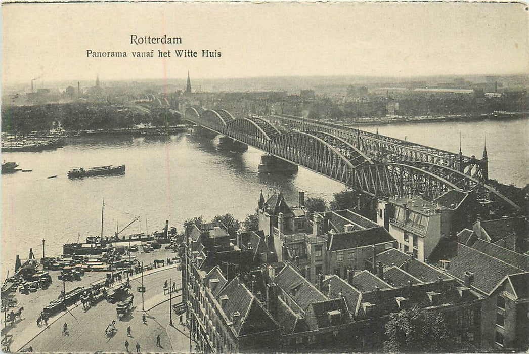 Rotterdam Panorama Vanaf het Witte Huis