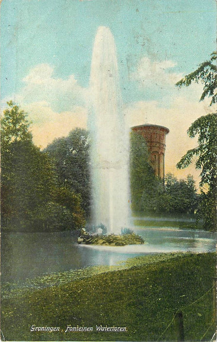 Groningen Fontein Watertoren