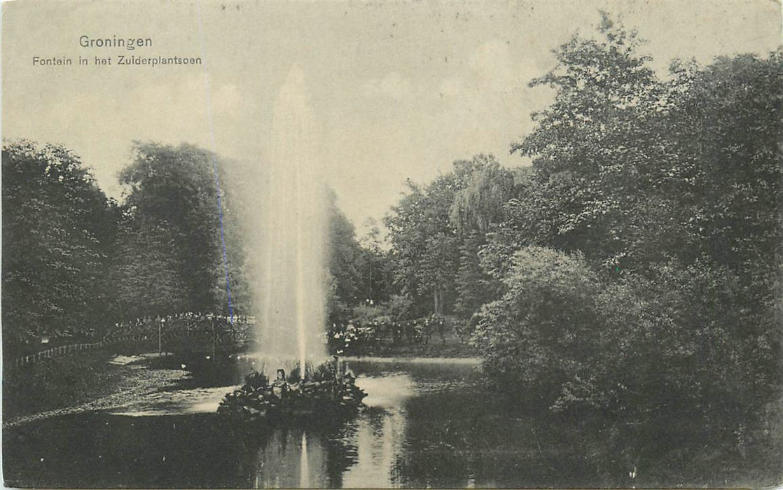 Groningen Fontein in Zuiderplantsoen