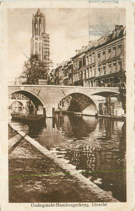 Utrecht Oude Gracht Hamburgerbrug