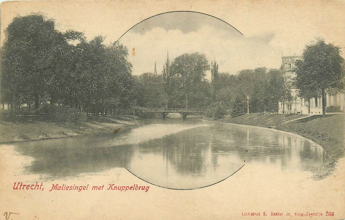 Utrecht Maliesingel met Knuppelbrug