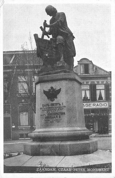 Zaandam Czaar Peter Monument