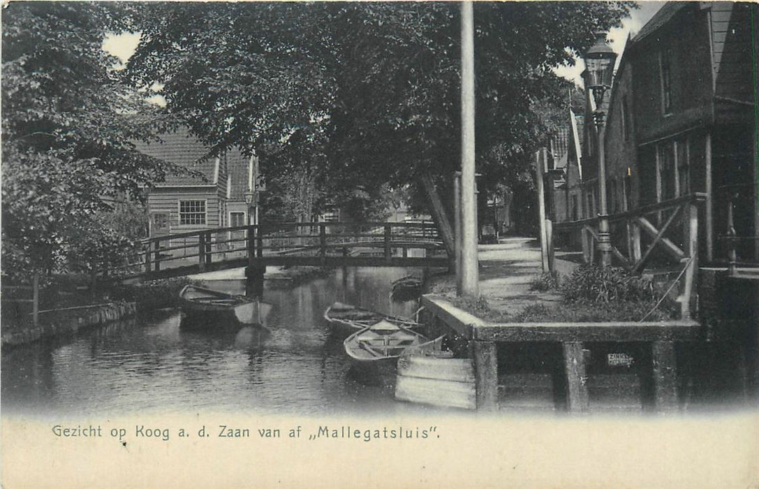 Koog aan de Zaan van af Mallegatsluis