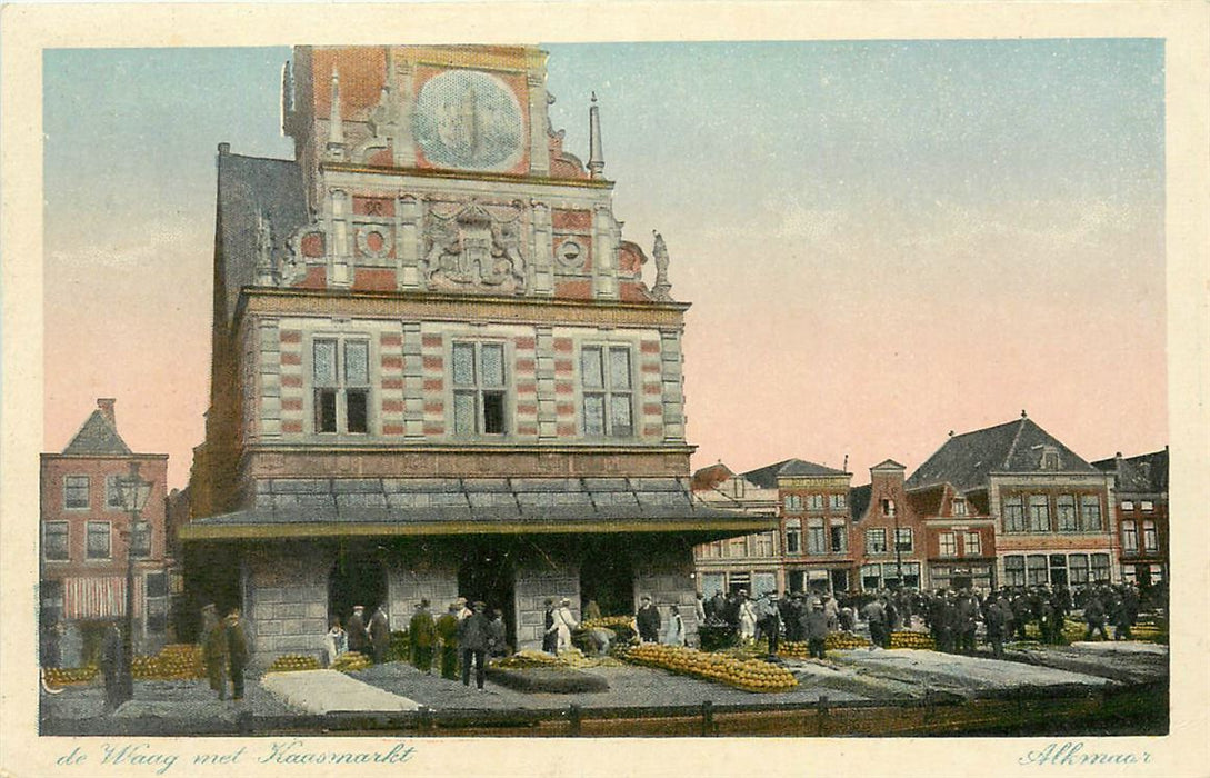 Alkmaar De Waag met Kaasmarkt