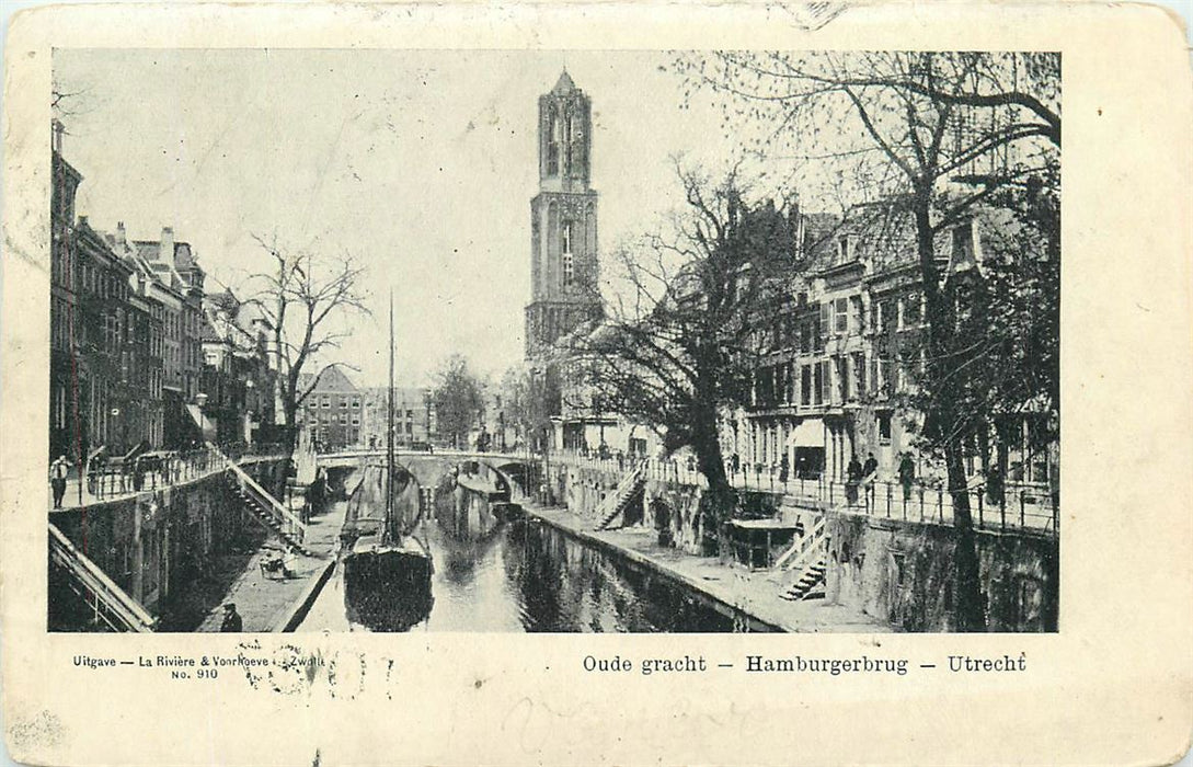 Utrecht Oude Gracht Hamburgerbrug