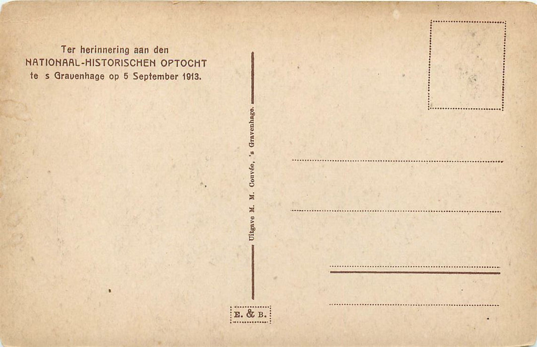 Den Haag Nationaal Historische Optocht 1913