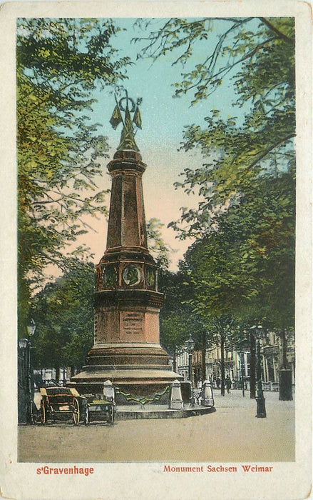 Den Haag Monument Sachsen Weimar