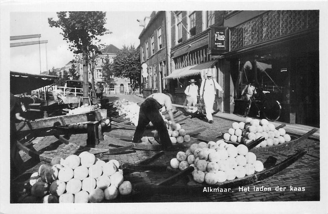 Alkmaar Het laden der Kaas