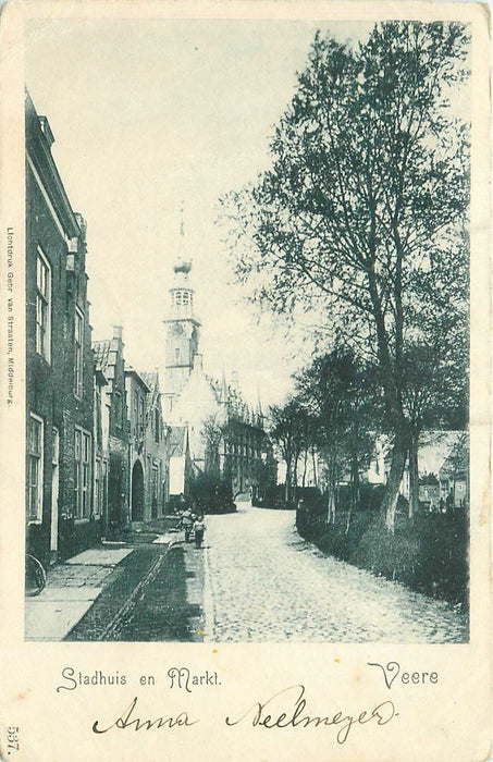 Veere Stadhuis en Markt