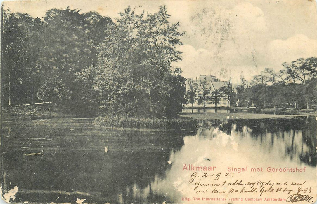 Alkmaar Singel met Gerechtshof