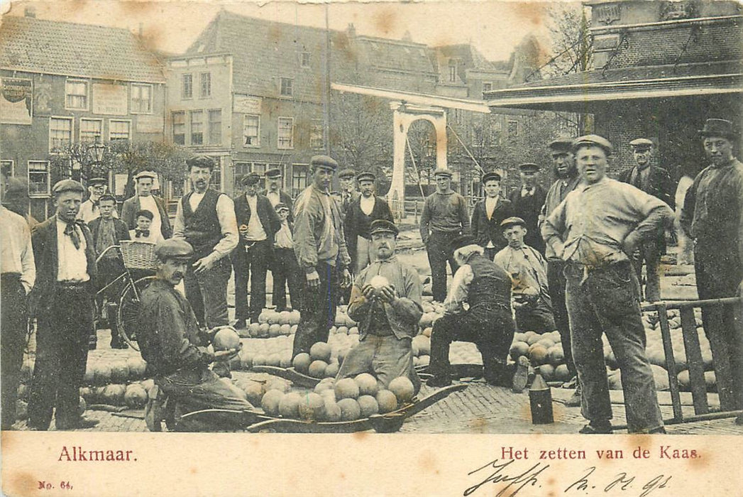 Alkmaar Het zetten van de Kaas