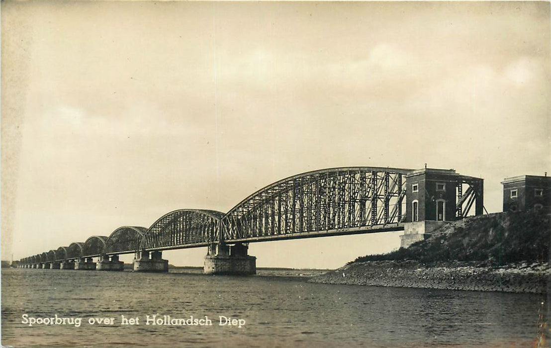 Dordrecht Spoorbrug Hollandsch Diep