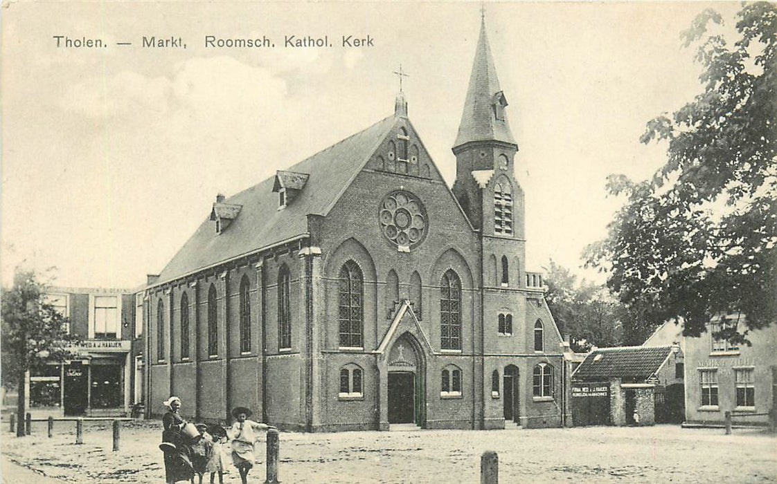 Tholen Markt Roomsch Kathol Kerk