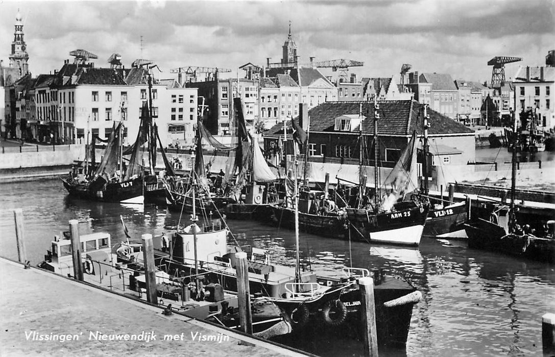 Vlissingen Nieuwendijk met Vismijn