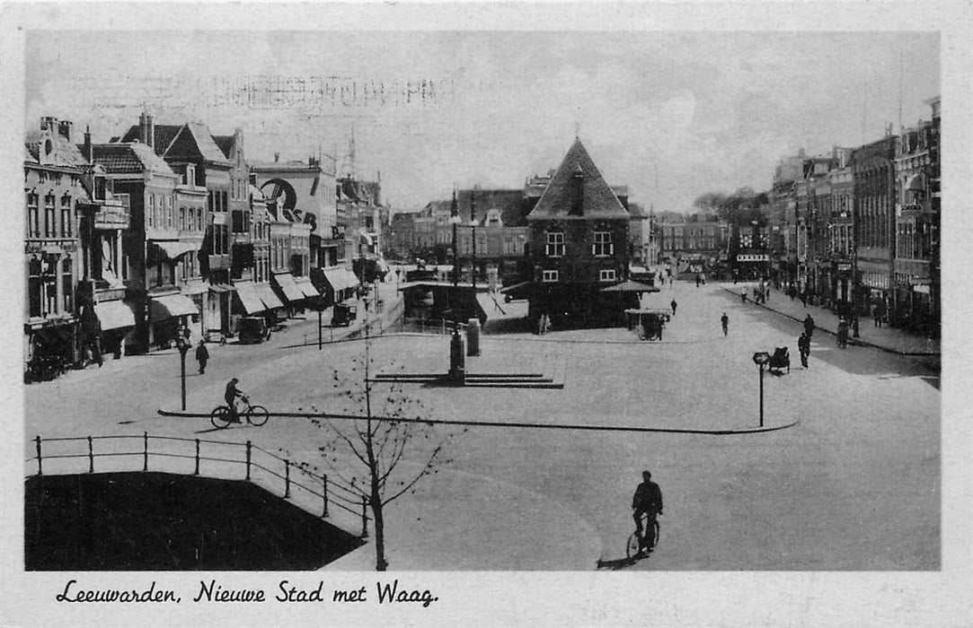 Leeuwarden Nieuwe Stad met Waag