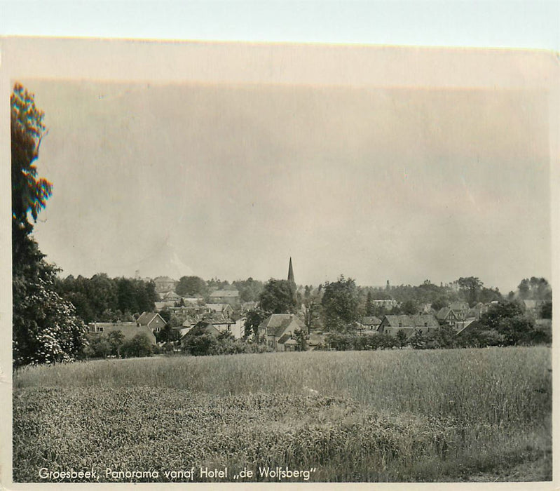 Groesbeek Panorama vanaf Hotel de Wolfsberg