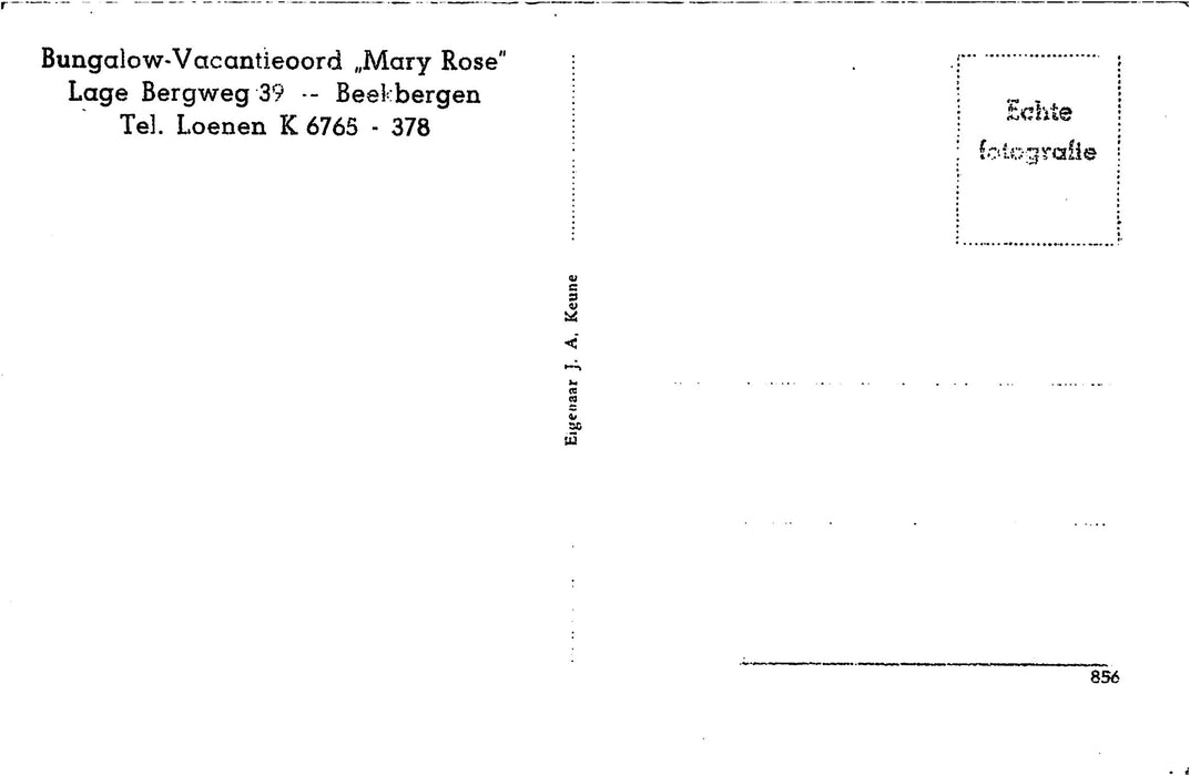 Beekbergen Mary Rose Vakantie Oord