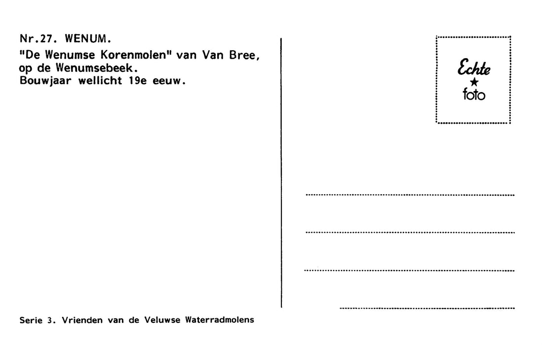 Wenum Wiesel De Wenumse Korenmolen