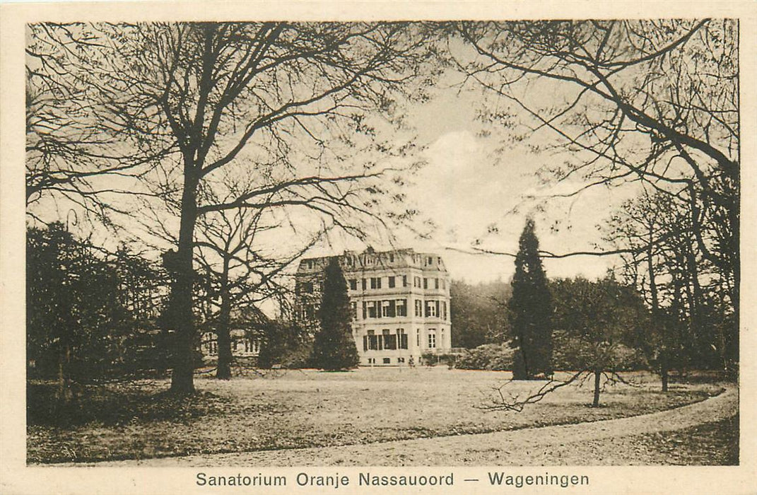 Wageningen Sanatorium Oranje Nassauoord