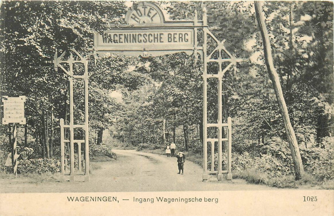 Wageningen Ingang Wageningsche berg