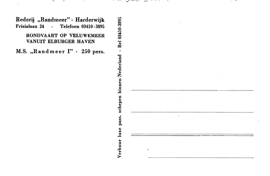 Harderwijk Rederij Randmeer