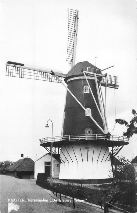 Haaften Korenmolen de Blauwe Reiger