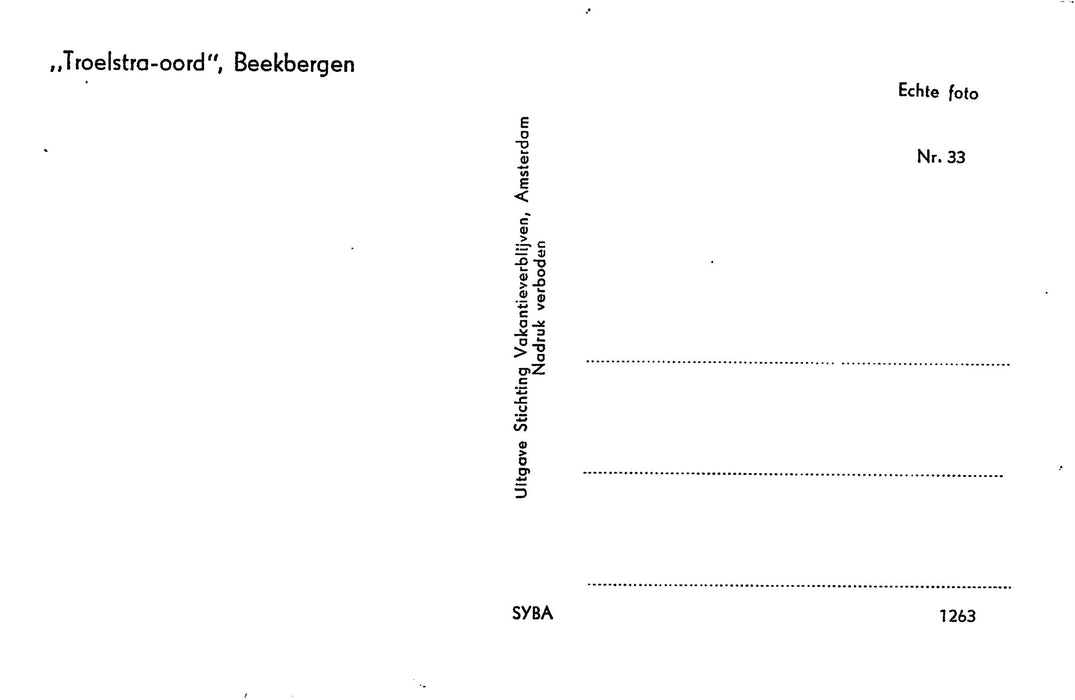 Beekbergen Troelstra Oord