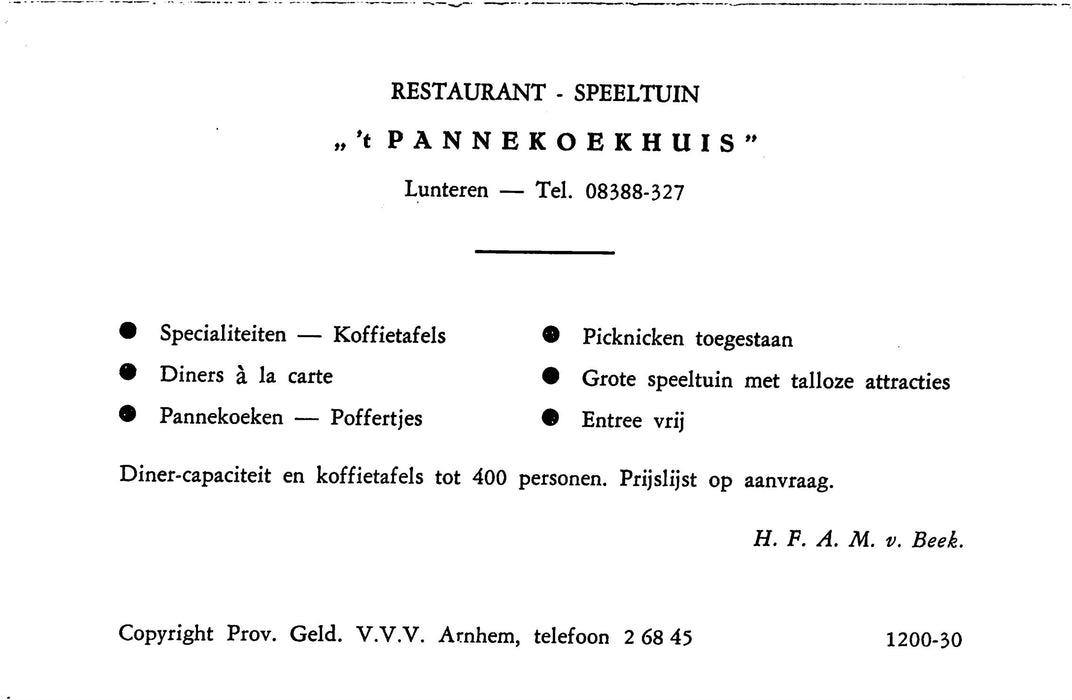 Lunteren Pannekoekhuis