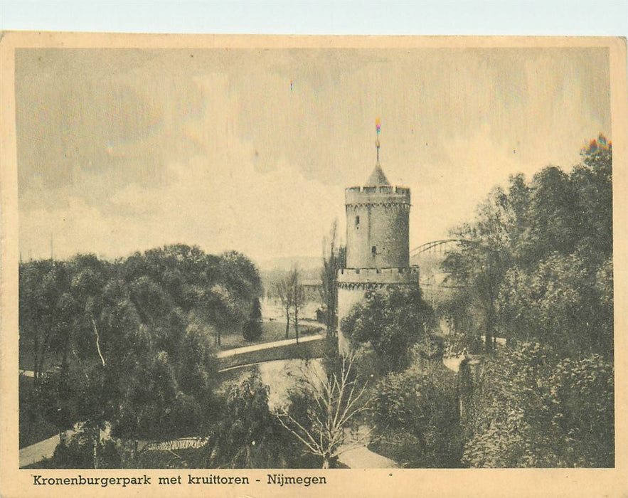 Nijmegen Kronenburgerpark met kruittoren