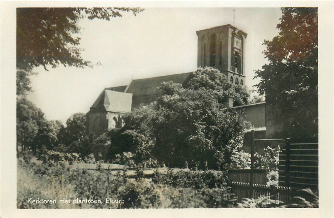 Elburg Kerktoren met Plantsoen