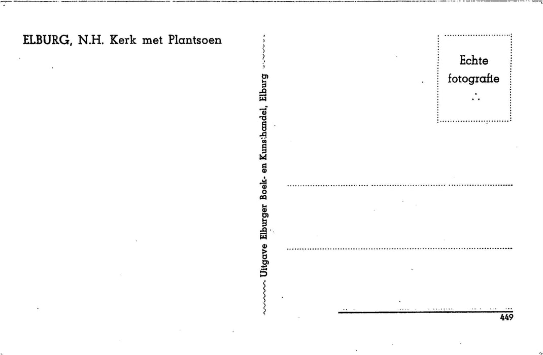 Elburg Kerk met Plantsoen