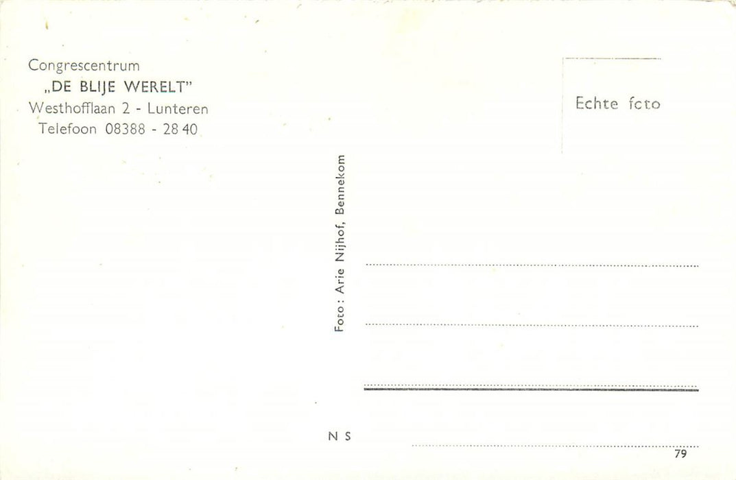 Lunteren de blije Werelt