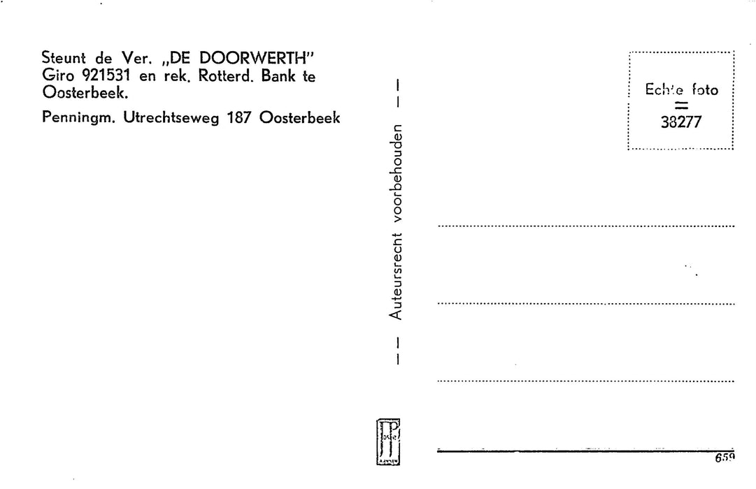 Oosterbeek De Doorwerth 1959