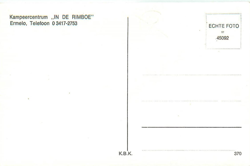 Ermelo In de Rimboe