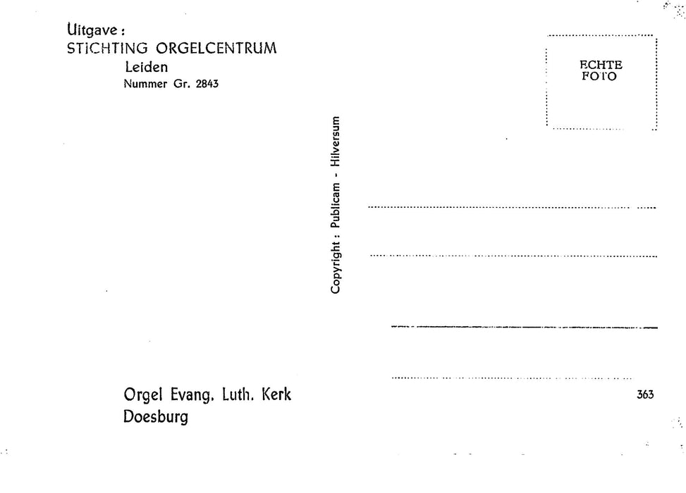 Doesburg Orgel Kerk