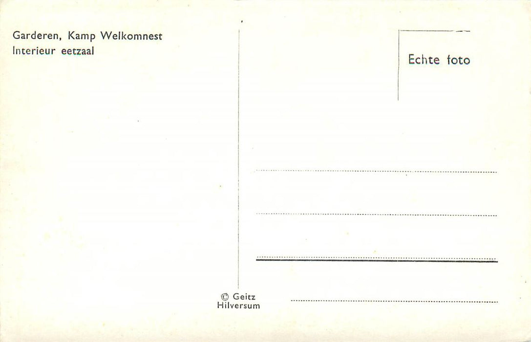 Garderen Kamp Welkomnest