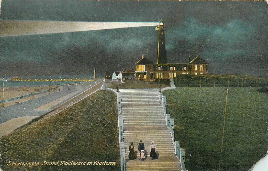 Scheveningen Strand Boulevard Vuurtoren