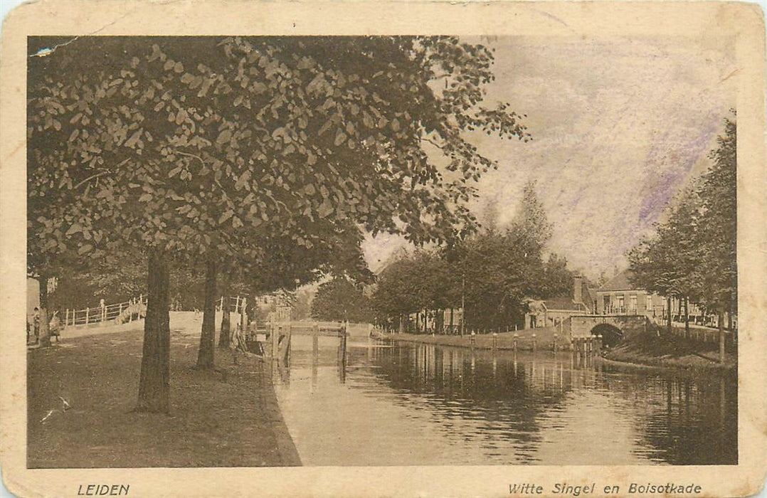 Leiden Witte Singel en Boisotkade