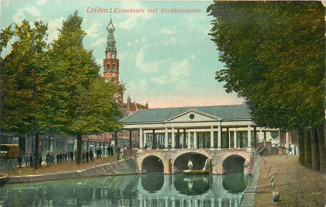 Leiden Korenbeurs Stadhuistoren