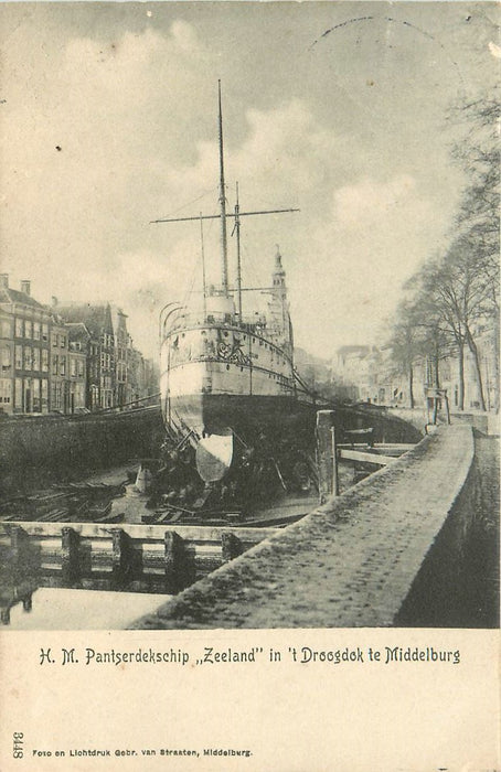 Middelburg HM Pantserschip Zeeland in t Droogdok