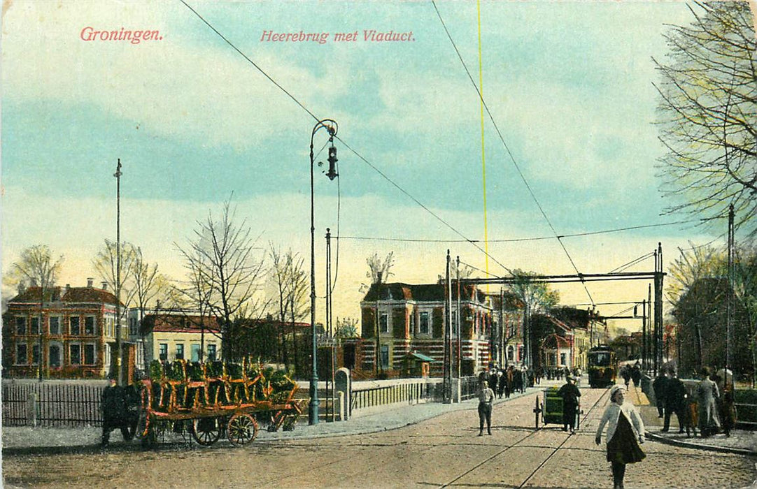 Groningen Heerebrug met Viaduct