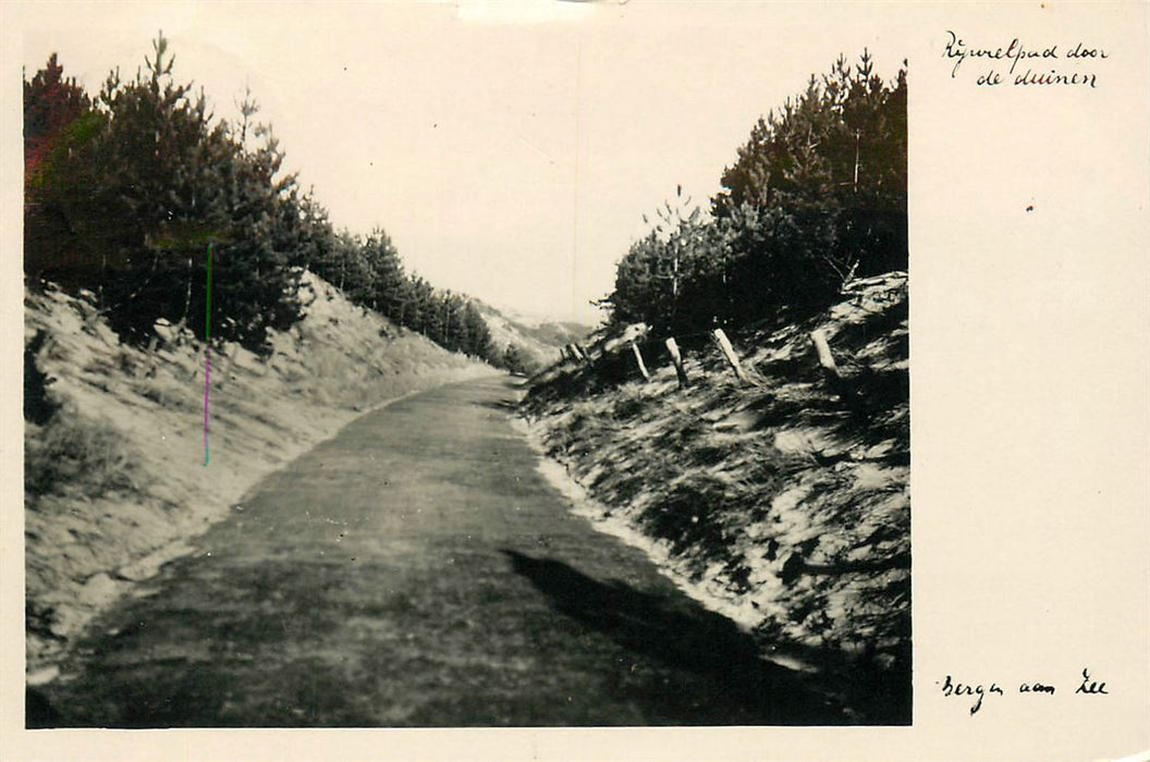 Bergen aan Zee Rijwielpad door de duinen