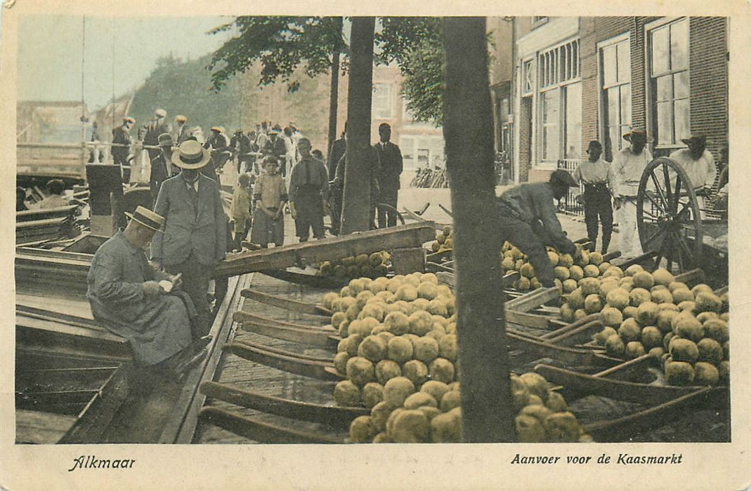 Alkmaar Aanvoer voor de Kaasmarkt