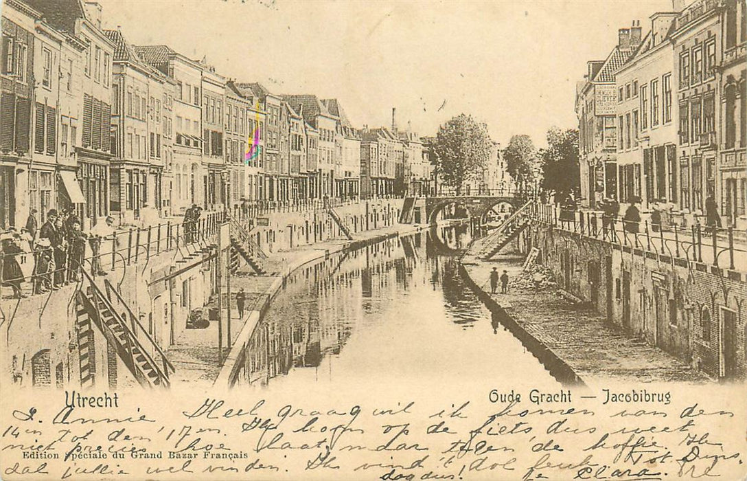 Utrecht Oude Gracht Jacobibrug