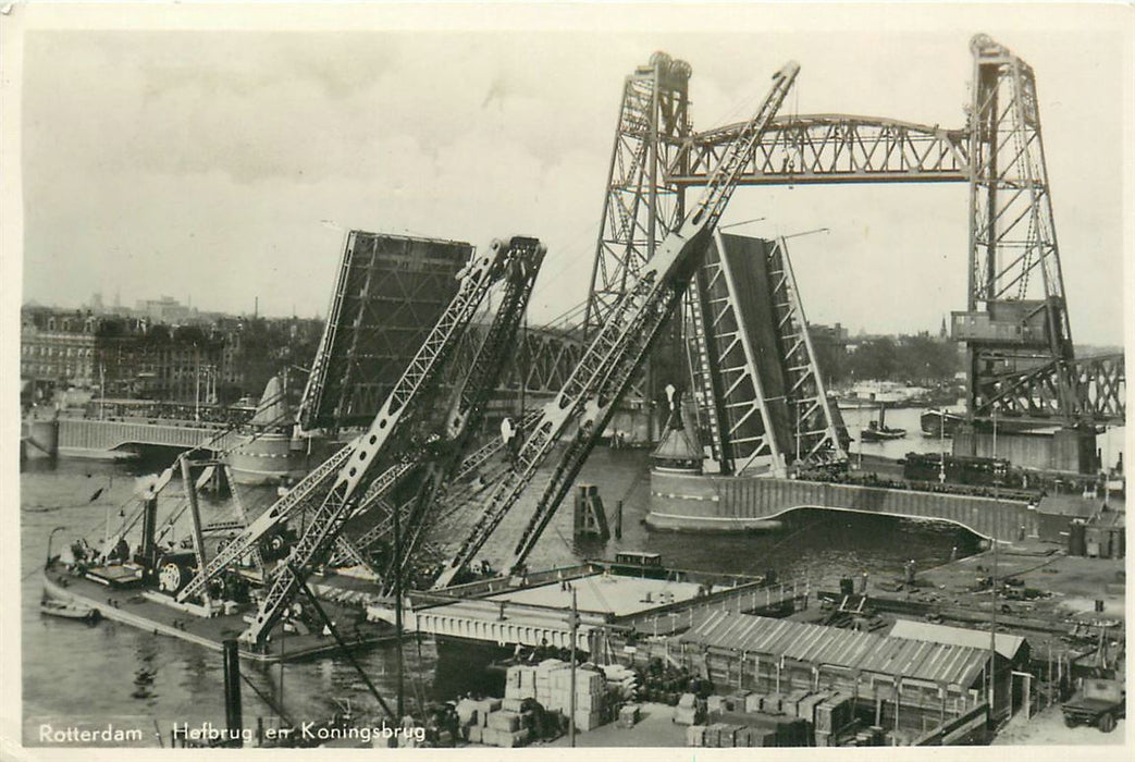 Rotterdam Hefbrug en Koningsbrug