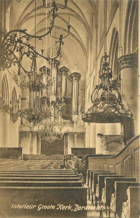 Dordrecht Interieur Groote Kerk